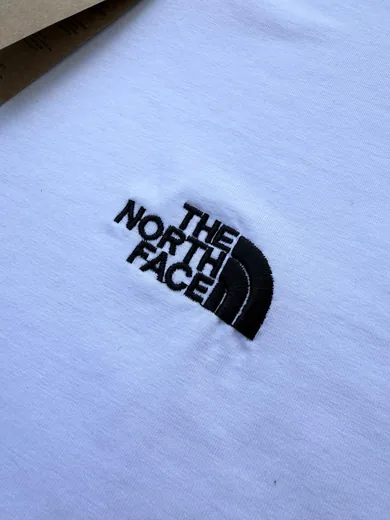 Футболка The North Face біла вишивка фото 5