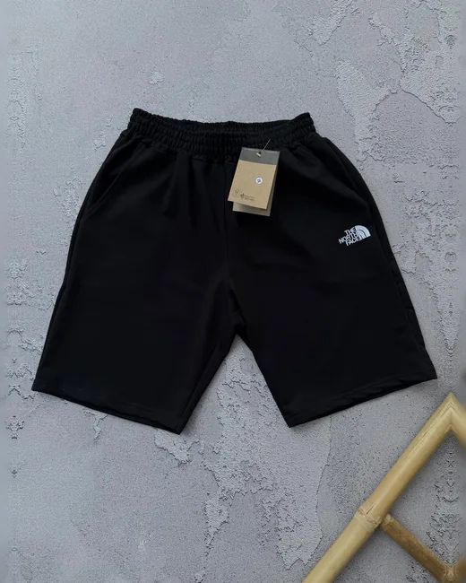 Шорти The North Face чорні вишивка