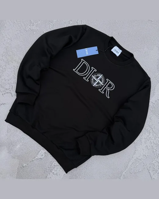 Світшот D/Stone Island чорний фото 2