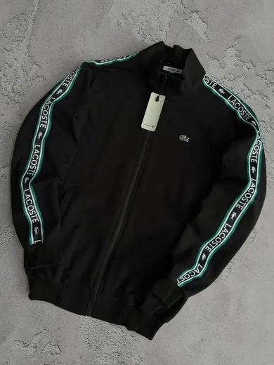 Кофта Lacoste чорна фото 2