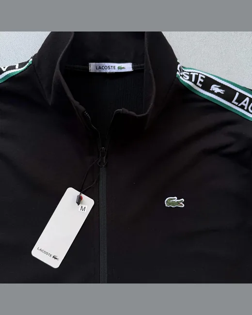 Кофта Lacoste чорна фото 5