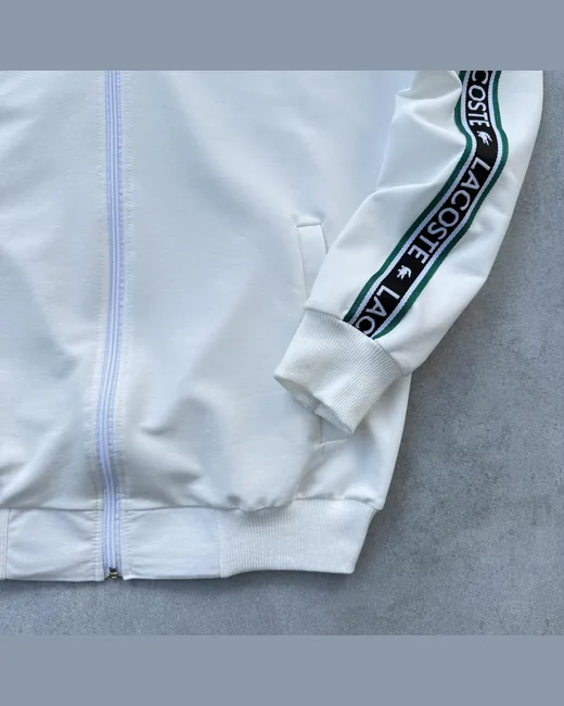 Кофта Lacoste молочна фото 7