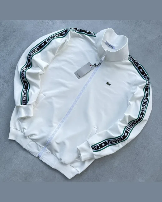 Кофта Lacoste молочна фото 5