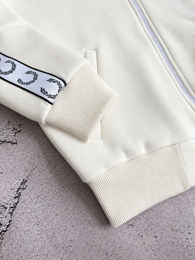 Набір Fred Perry зима кофта молочна та штани чорні фото 7