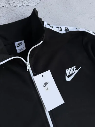Кофта Nike лампас чорна фото 6