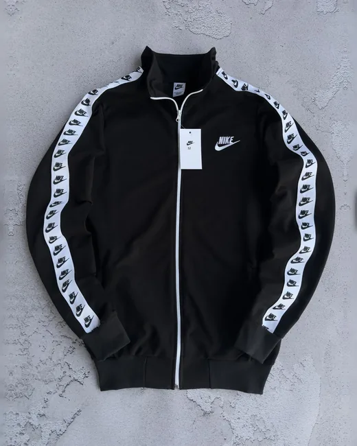 Кофта Nike лампас чорна