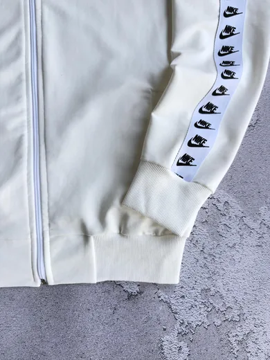 Кофта Nike молочна з лампасами фото 6