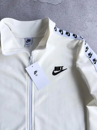 Кофта Nike молочна з лампасами фото 3