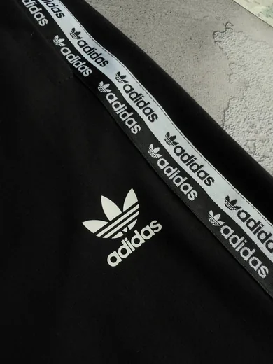 Костюм Adidas зіп-худі та штани чорний фото 6