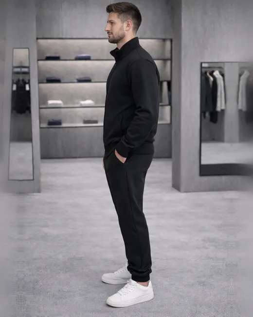 Спортивний костюм New Balance чорний фото 9