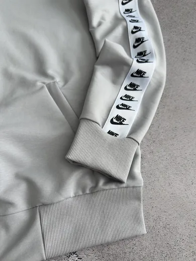 Кофта Nike лампас сіра фото 5