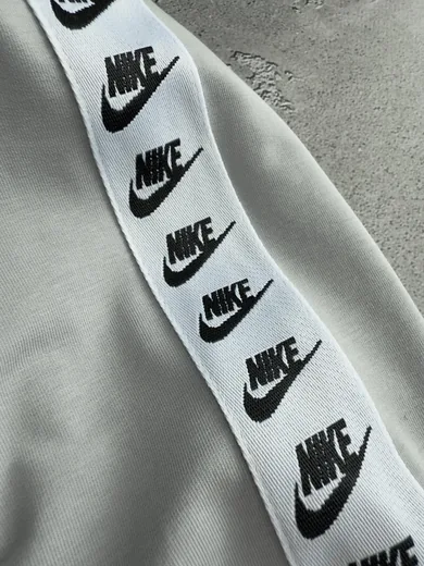 Кофта Nike лампас сіра фото 3