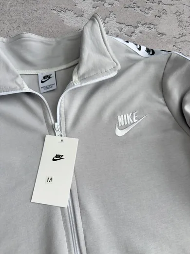 Кофта Nike лампас сіра фото 4