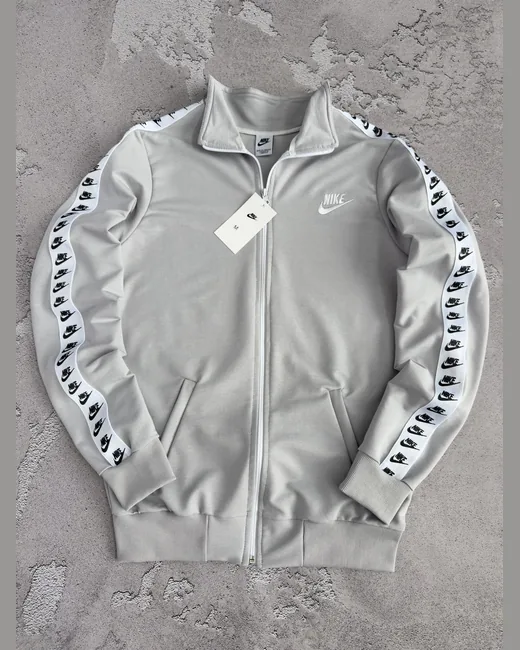Кофта Nike лампас сіра