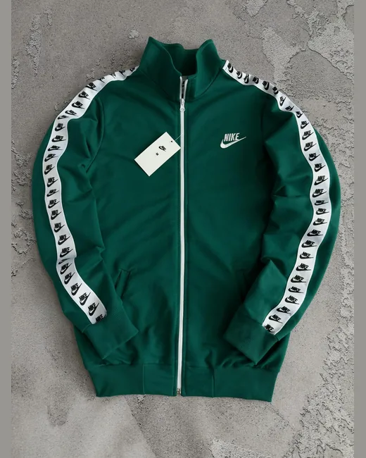 Кофта Nike лампас смарагдова