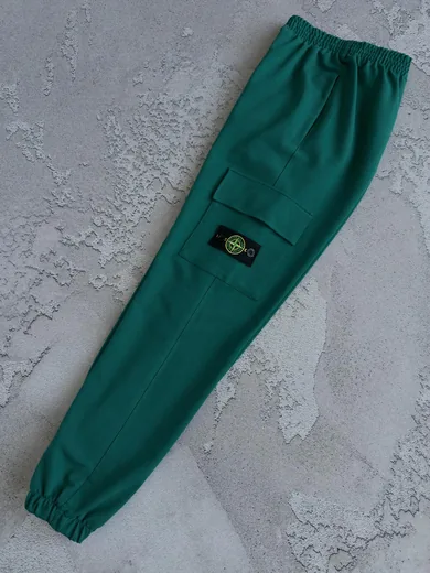 Штани Stone Island смарагдові — складова набору Набір Stone Island кофта та штани смарагдові
