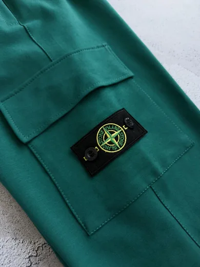 Штани Stone Island смарагдові фото 5