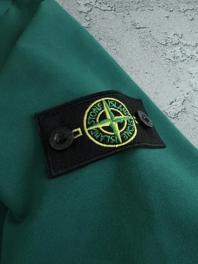 Набір Stone Island кофта та штани смарагдові фото 5