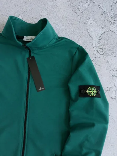 Набір Stone Island кофта та штани смарагдові фото 9
