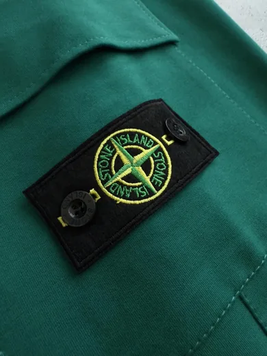Набір Stone Island кофта та штани смарагдові фото 2