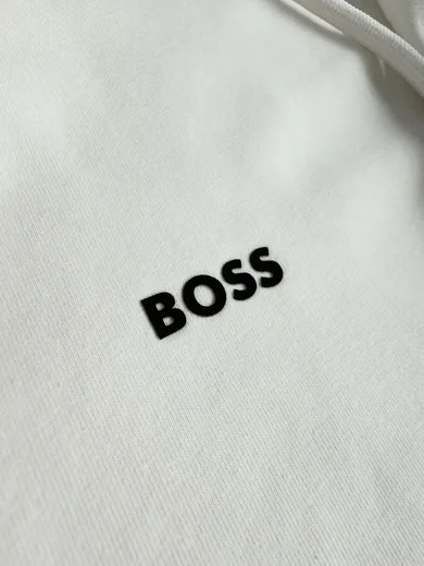 Костюм Boss зіп-худі та штани молочний фото 3