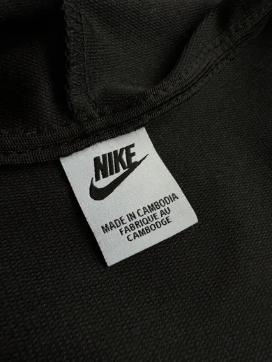 Костюм Nike чорний зіп-худі та штани з лампасами фото 7