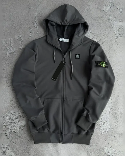 Зіп-худі Stone Island графітове