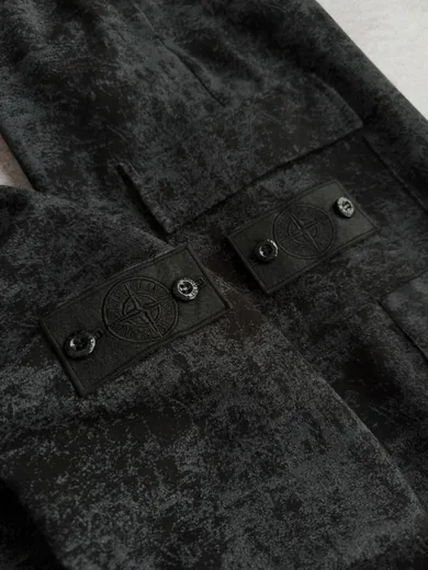 Костюм Stone Island зіп-худі та штани чорний фото 4