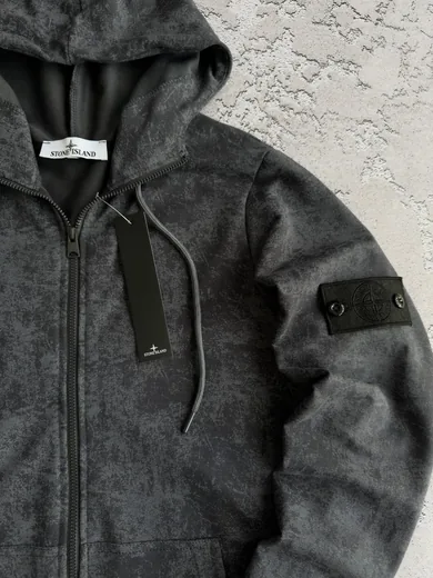 Костюм Stone Island зіп-худі та штани графітовий фото 4
