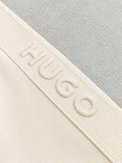 Костюм HUGO зіп-худі та штани з лампасами молочний фото 8