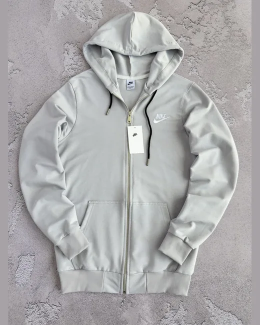 Зіп-худі Nike сірий