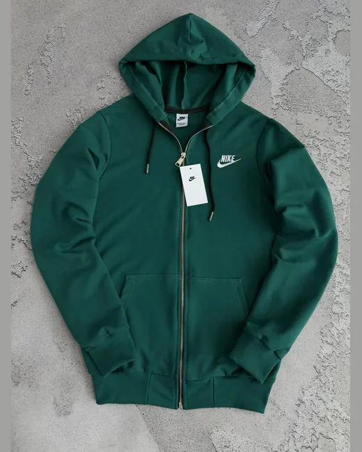 Зіп-худі Nike ізумрудний