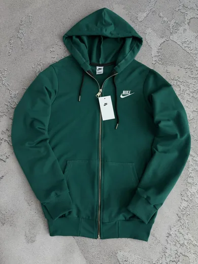 Зіп-худі Nike ізумрудний