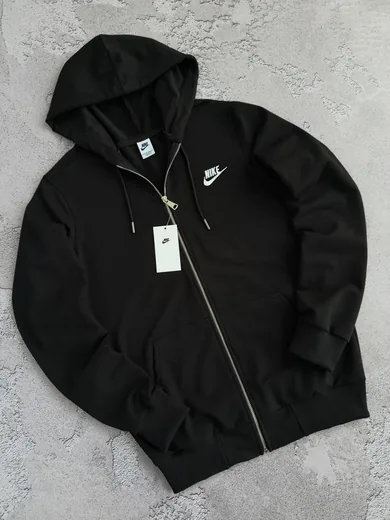 Зіп-худі Nike чорний фото 2