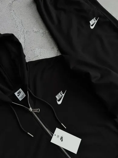 Зіп-худі Nike чорний фото 5