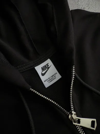 Зіп-худі Nike чорний фото 3