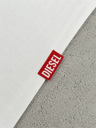 Футболка Diesel біла фото 5