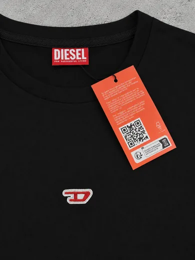 Набір Diesel футболка та шорти чорний фото 8