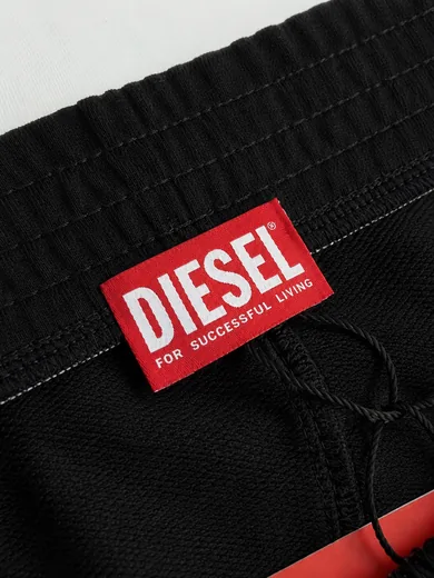 Набір Diesel футболка та шорти білий/чорний фото 4
