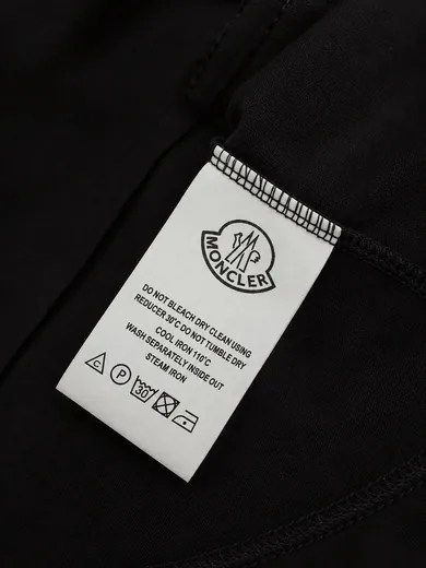 Футболка Moncler чорна фото 4