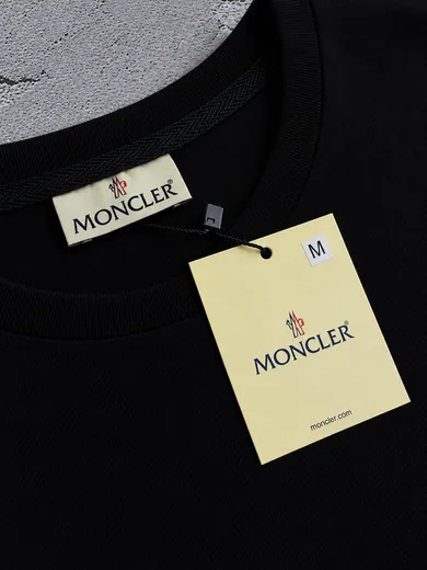 Набір Moncler футболка та шорти чорний фото 6
