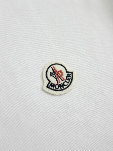 Набір Moncler футболка та шорти білий/чорний фото 3