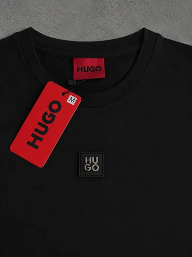 Набір HUGO футболка та шорти чорний фото 6