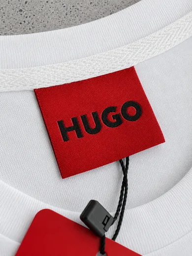 Набір HUGO футболка та шорти білий/чорний фото 7