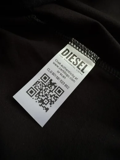 Набір Diesel футболка та шорти чорний фото 6