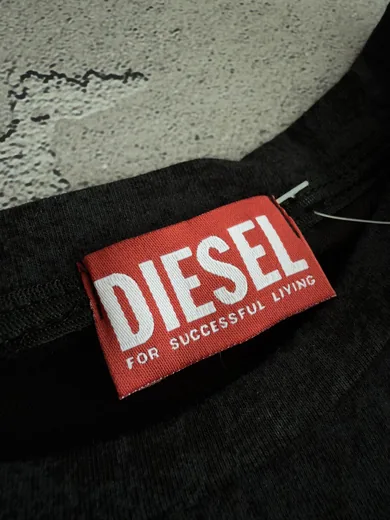 Набір Diesel футболка та шорти чорний фото 4
