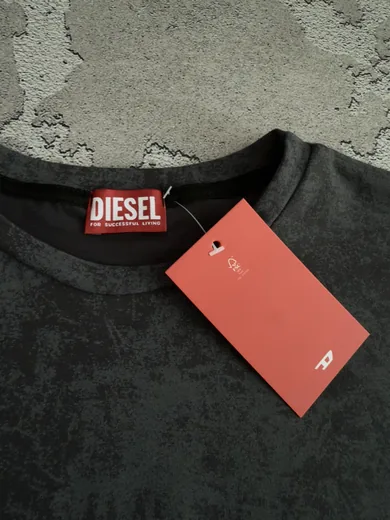 Набір Diesel футболка та шорти графітовий фото 6