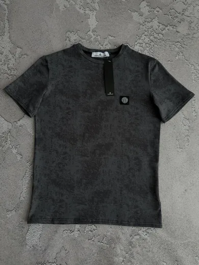 Футболка Stone Island графітова — складова набору Набір Stone Island футболка та шорти графітовий