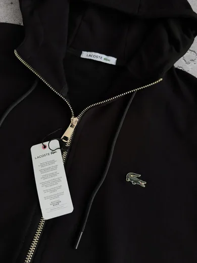 Костюм Lacoste зіп-худі та штани чорний фото 10