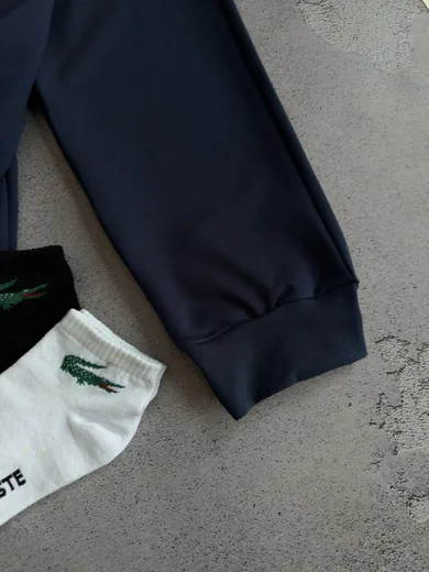Костюм Lacoste зіп-худі та штани синій фото 9